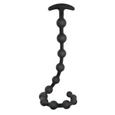 Ribbed Silicone Anal Beads 48 cm
