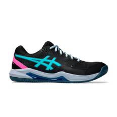 ASICS GEL DEDICATE 8 Padel Negro/Energy Aqua SS25 (Zapatillas)