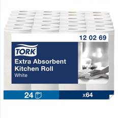 Køkkenrulle Tork Ekstra Plus 120269 2-lags hvid 23 cm x 15,36 meter | 64 ark - 24 stk