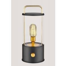 Conzept - lampe med messing drejeknap - opladelig USB-C