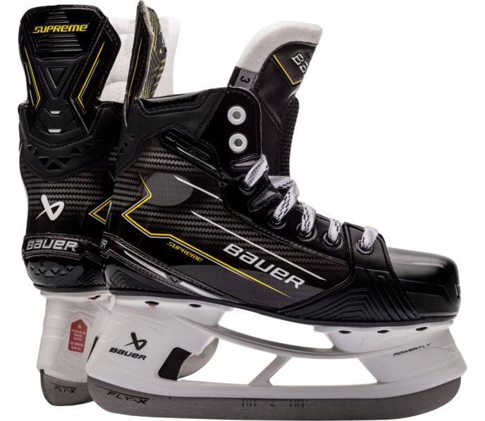 s24 Supreme Ignite Pro Plus JR hockeyskridskor, Svart, Barn, 3 EE