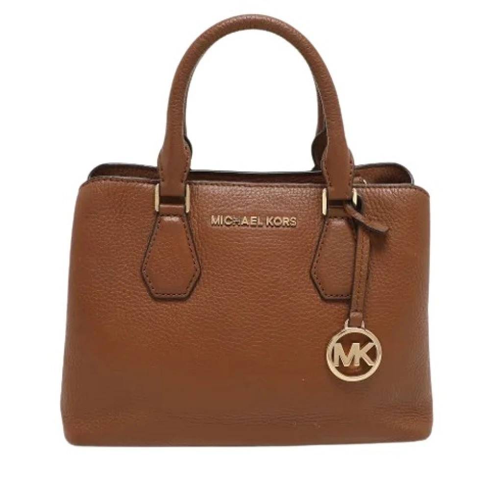 Michael Kors Pre-owned Pre-owned Camille Satchel - Vintage - Dame - Brun - ONE SIZE - Uld