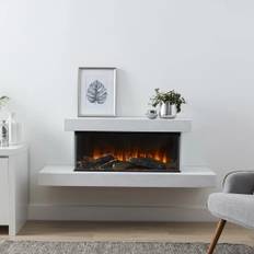 Brockenhurst 870 - Vit Marmor Elkamin | Etanolkamin-shop.se