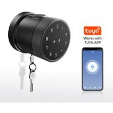 Custom Wireless Digital Electronic Fingerprint Wifi Door Lock with Tuya Smart Life APP