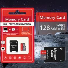 TEMU Memory Card/tf Card - Red And Gray Tf Cards, 10-level U3 Mini Sd Card, In 512mb 8gb 16gb 32gb 64gb 128gb For Smartphones, Tablets, Cameras, Surveillance Cams, Game Consoles And Other Reliable And