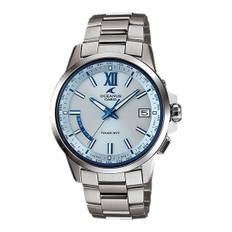 CASIO Men's OCEANUS OCW-T150-2AJF [OCEANUS 3 hands model Smart Access] Round Watch Silver Titan