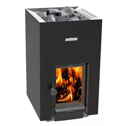 Harvia Linear 22 Greenflame Vedeldat Bastuaggregat