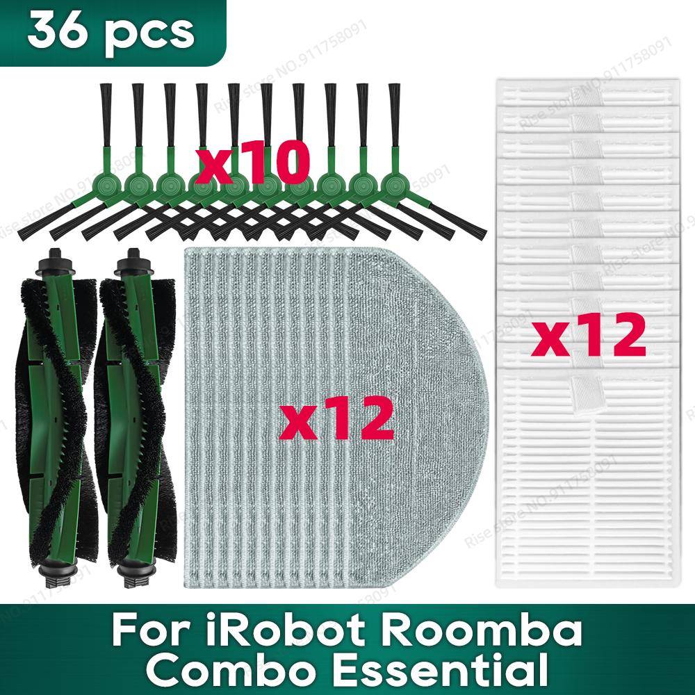 Kompatibel för iRobot Roomba Combo Essential, (Roomba Vac Essential), Roomba 105 Combo, Roomba 104 Combo Tillbehör Reservdelar