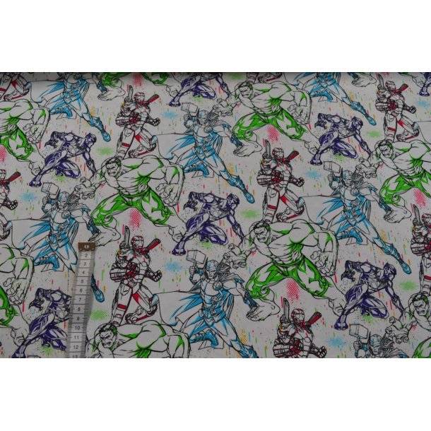 Økotex bomulds jersey m/Marvel
