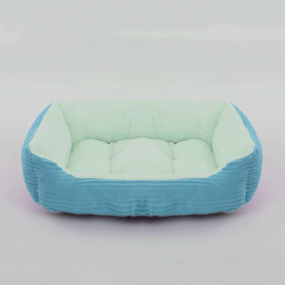 Square Plush Calming Dog & Cat Bed – Waterproof Oxford Sofa Cushion for Small & Medium Pets - cat dog bed 11 / L (68X50X16CM) (L (68X50X16CM))