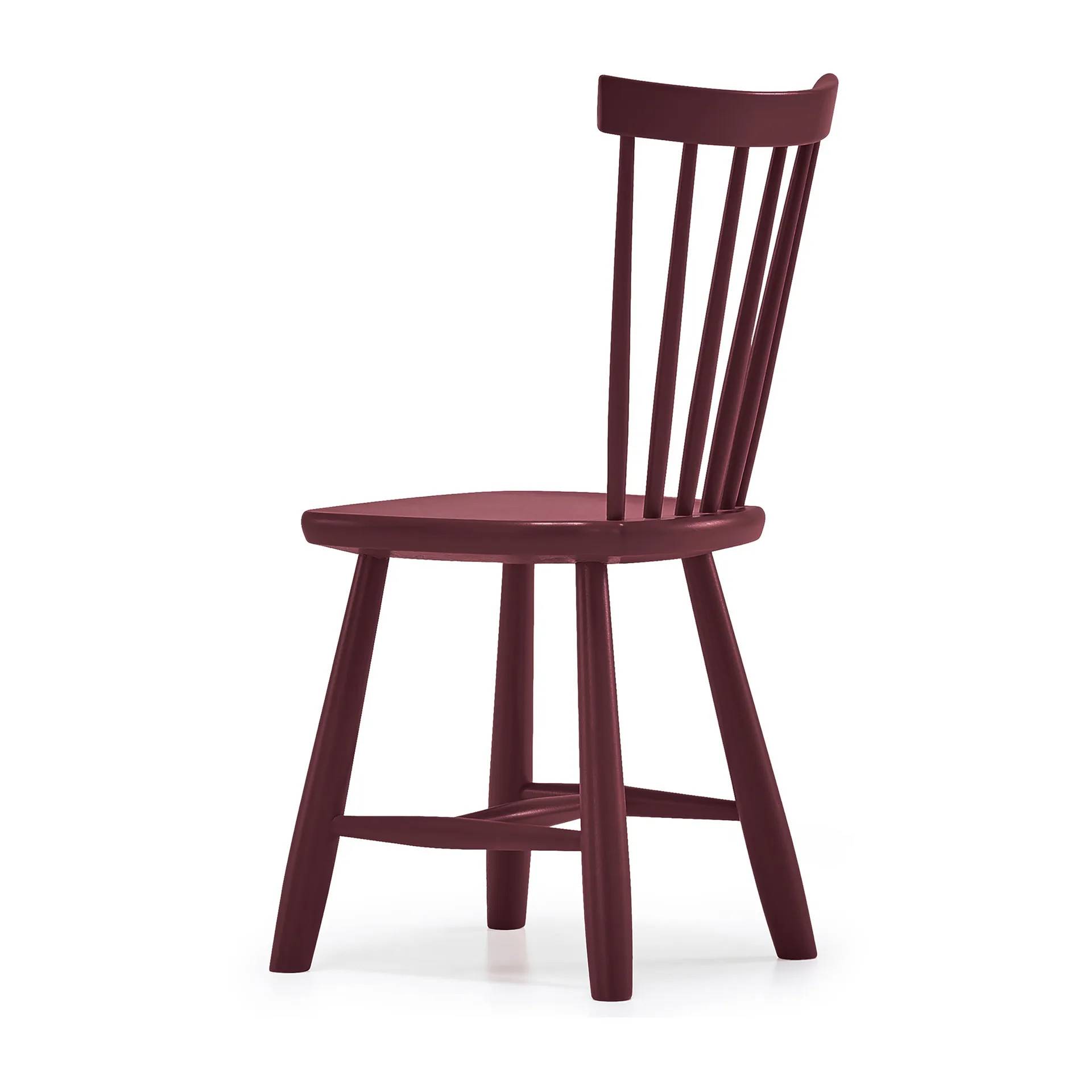Stolab Lilla Åland barnstol björk 33 cm Lingon 19 (S6030-R) - Röd