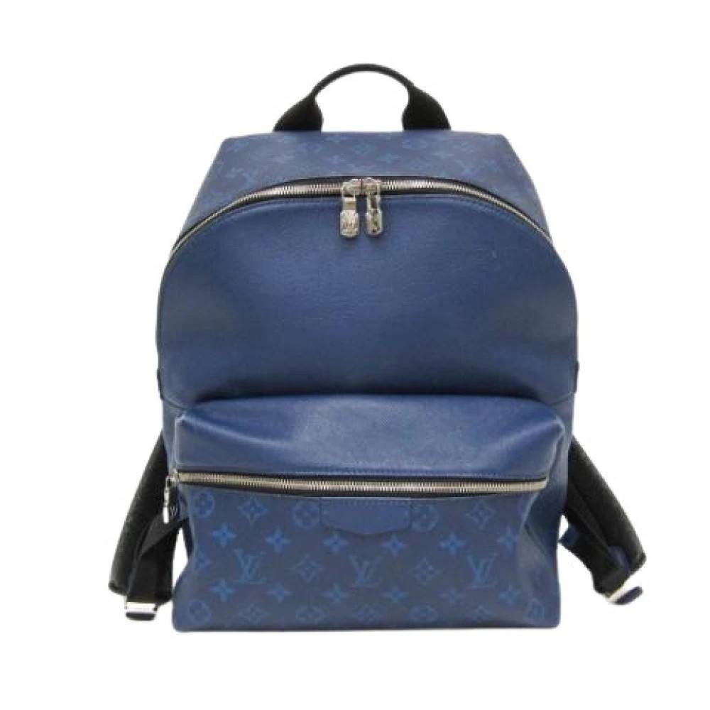 Louis Vuitton Vintage Pre-owned Discovery Backpack M30229 - Vintage - Herre - Blå - ONE SIZE - Uld