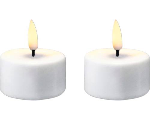 Värmeljus LAFIORA LED Ø3,8cm 2-pack
