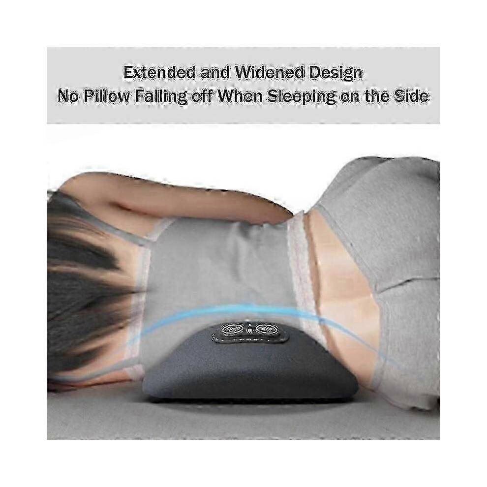 Mysoothelab 3-in-1 Grey Neck Shoulder Back Massager Pillow, Portable My Soothe Lab Massaging Pad Bx6 for Quick Pain Relief & Muscle Relaxation