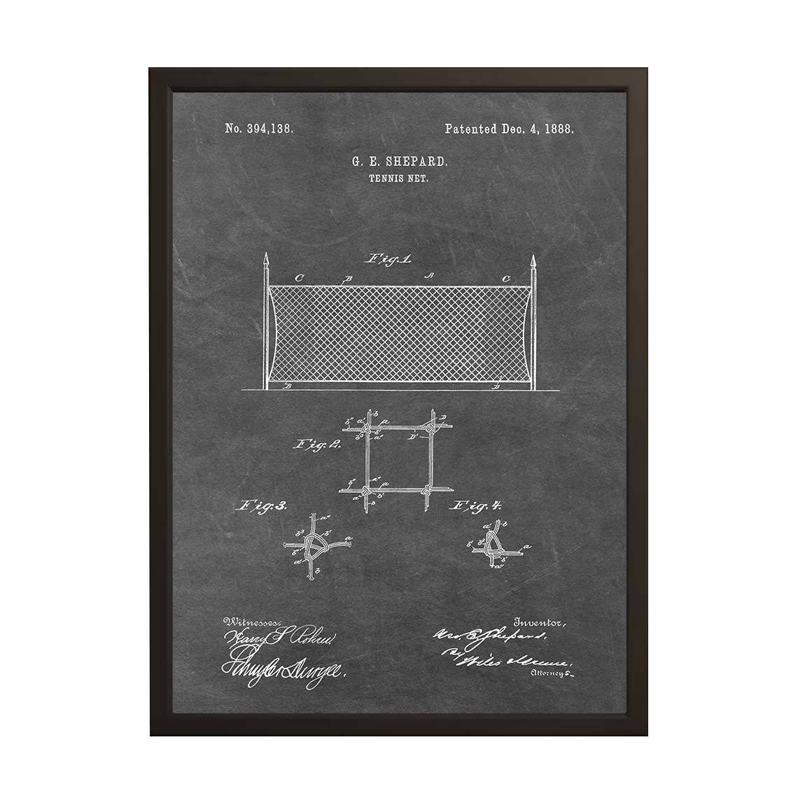 Patenttegning Plakat - Tennisnet