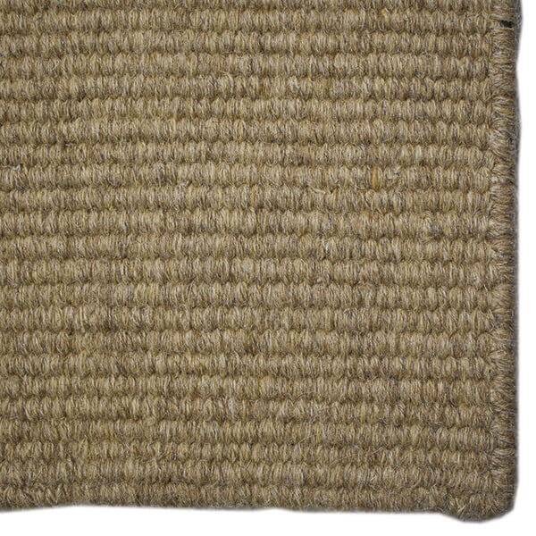 C. Olesen Luxor ensfarvet tæppe - 250X350 cm. - Dark beige