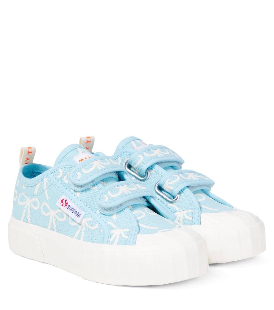 Tinycottons x Superga zapatillas Bows estampadas - azul - EU 32