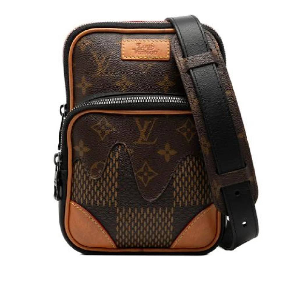 Louis Vuitton Vintage Pre-owned Amazone Cross Body Bag - Vintage - Dame - Brun - ONE SIZE - Uld