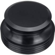 Svart / silver / r&#xF6;d skivspelare stabilisator kl&#xE4;mma lp vinyl skivspelare skiva f&#xF6;r rekord stabilisator vikt vibration balanserad
