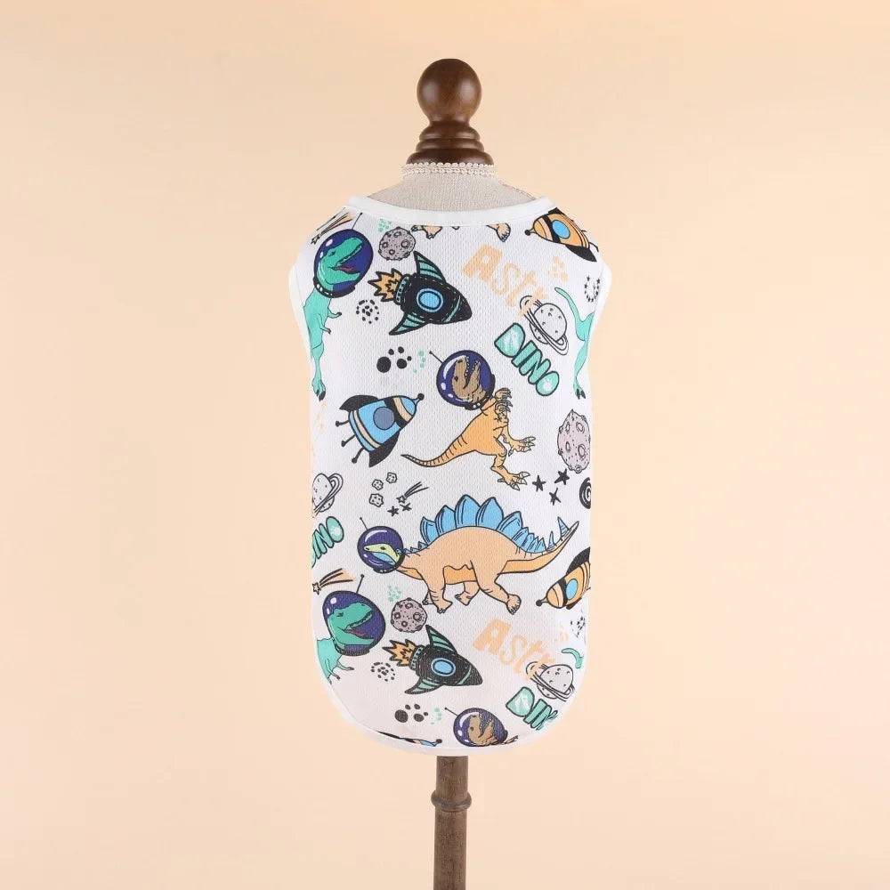 Summer Dog Cooling Vest - Breathable Cartoon Design for Hot Weather - Alien / XXL (XXL)