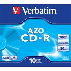CD-R Verbatim 52x jewelcase 700MB 10 / FP