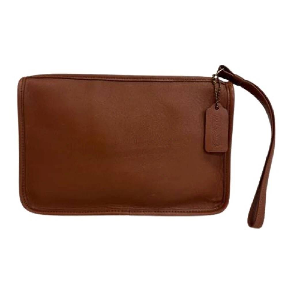 Coach Pre-owned Pre-owned Clutch bag 9972 - Vintage - unisex - Brun - ONE SIZE - Læder