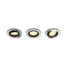 Philips HUE Milliskin indbygningsspots 3-pak Aluminium