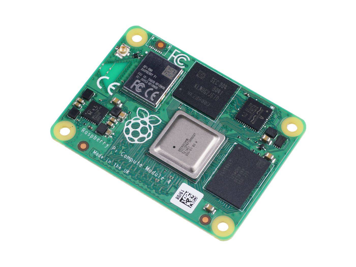 Raspberry Pi Compute Module 4 - 8GB RAM, 32GB eMMC, 2.4/5.0GHz Wi-Fi & Bluetooth 5.0