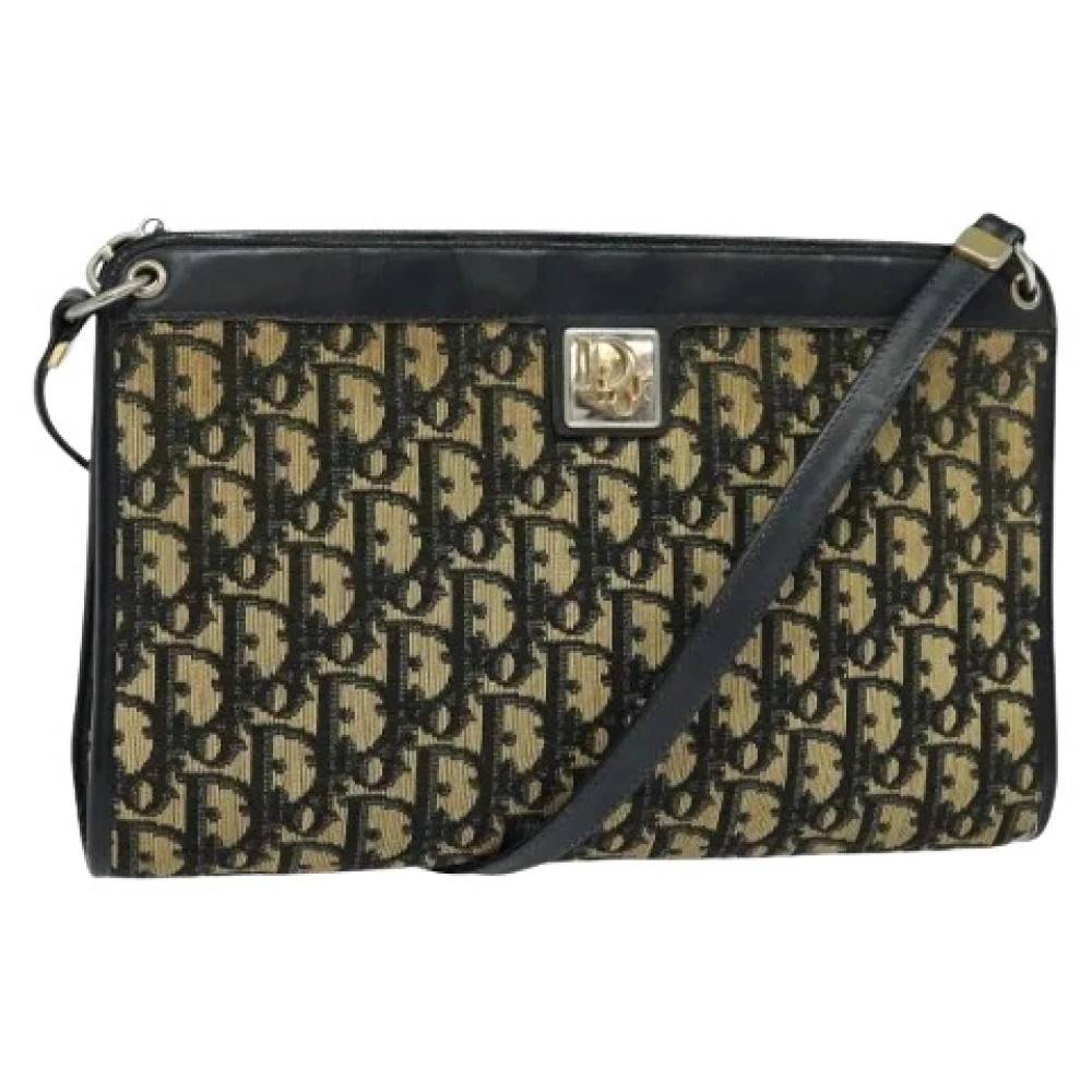 Dior Vintage - Pre-owned Vintage Canvas Axelväska Vintage - Dam - ONE Size - Läder