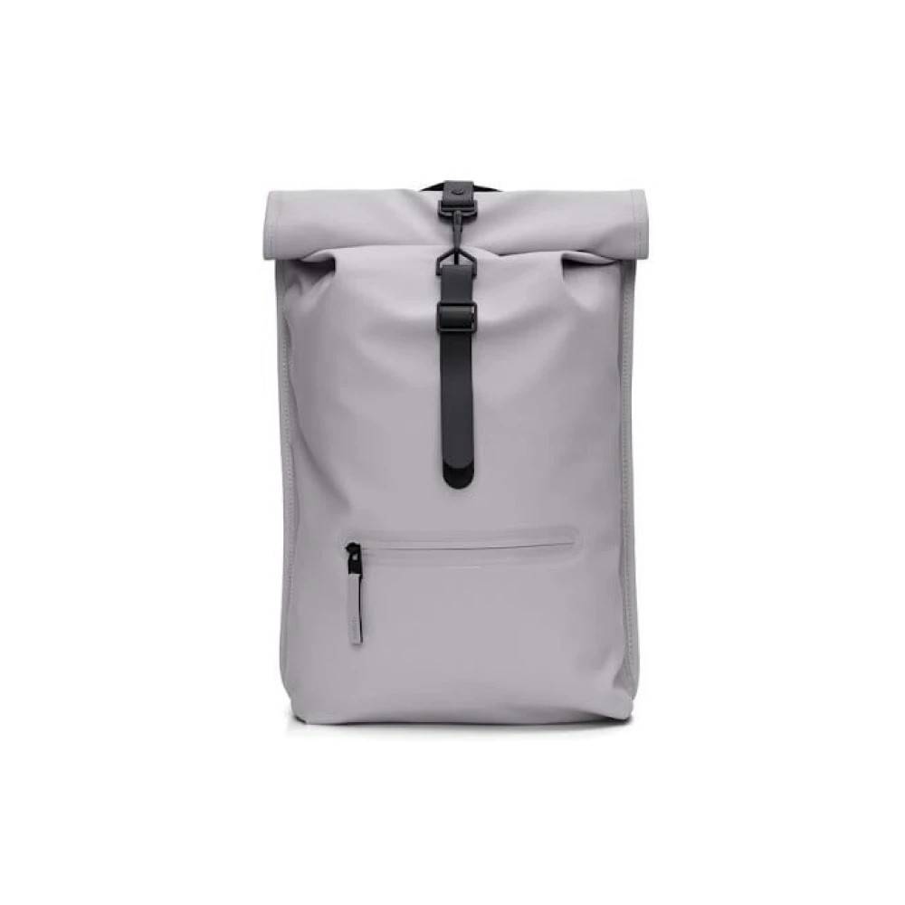 Rains Rolltop Rucksack - Tasker - unisex - Grå - ONE SIZE -