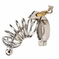 Cock cage med penis plug