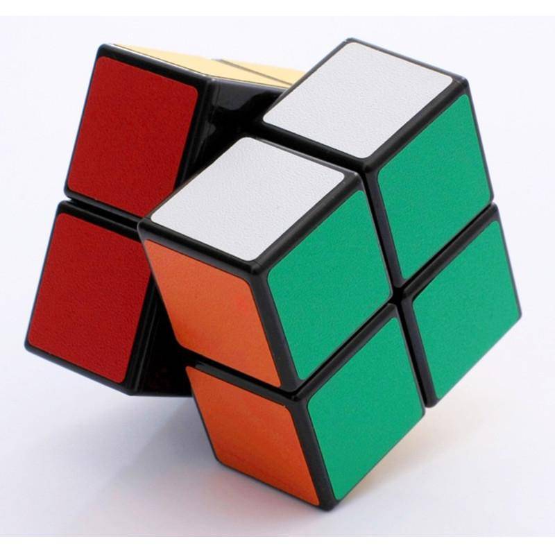 Frosted Magic Cube 2x2x2 Smooth Neo Professional Competition Speed Cubo-pussel svart