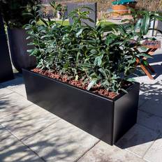 THOR Plantekasse på hjul 120 x 40 x 40 - Black Steel