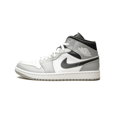 Nike Air Jordan 1 Mid Light Smoke Grey Anthracite - 45