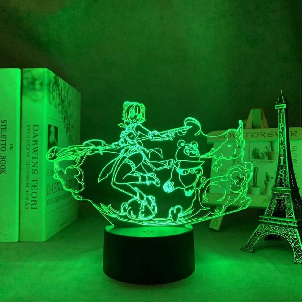 Led Nattljus för Barn Sovrum Dekor Barn Födelsedag Present Desk Le