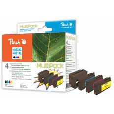 Peach Bläckpatron motsvarar HP 950XL och 951XL 4-pack