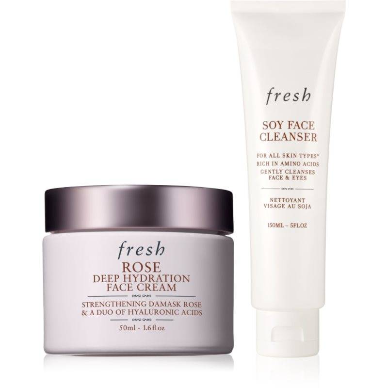 fresh Rose & Sugar Care Set Ekonomiförpackning för fläckfri hud