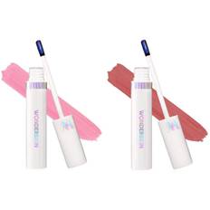 Wonderskin Wonder Blading Lip Stain Masque Pink & Warm Rose Duo