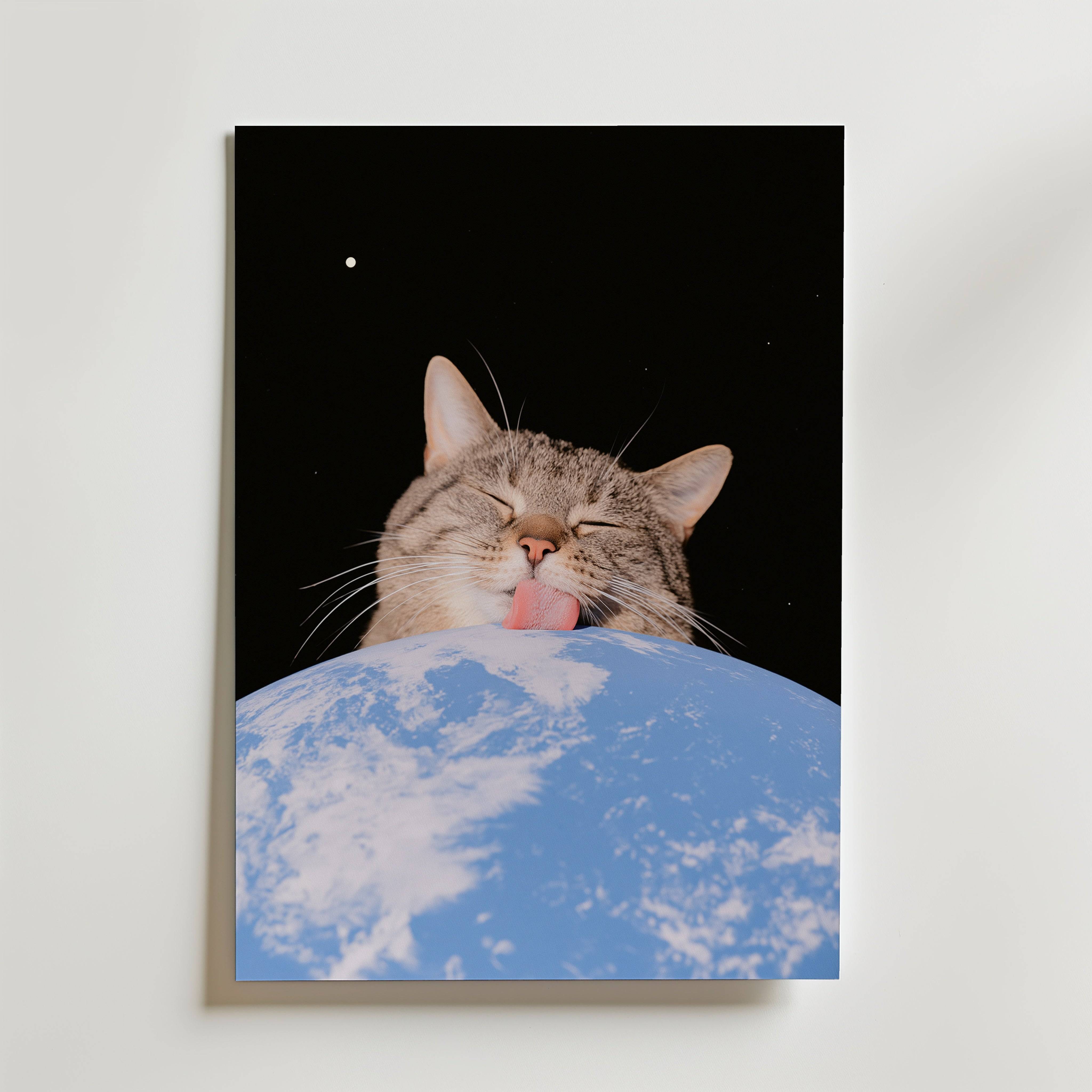 Cosmic Lick Poster - Fine Art Poster 70x100 cm Utan passepartout