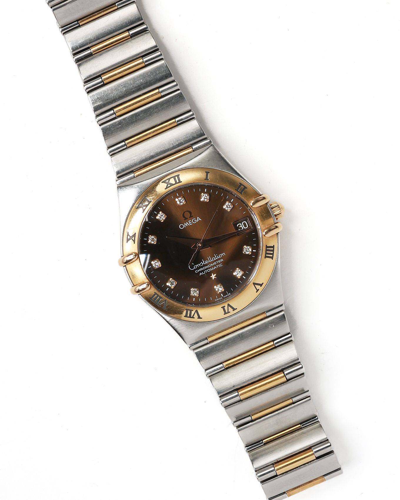 Omega Constellation 35mm Ca 2007 Automatic Watch - Brown (One Size)
