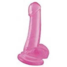 Basix by Pipedream dildo med sugpropp 20 cm – ca 20 cm lång diameter ca 4,6 cm – rosa