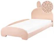 Barnsäng Kanin Bouclé PERROS 90 x 200 cm Beige