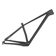 27,5er MTB-ram 15,5''/17 Tum Lättvikt BB92 Press-in Bottenfäste Skivbroms XC Cykelram Snabbkoppling Bakre Avstånd 135X9mm(Matte Black,27.5x15.5'')