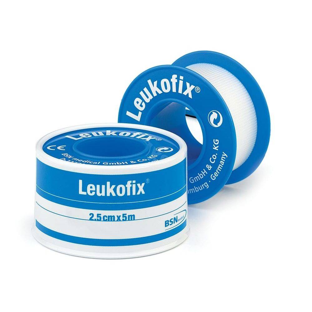 Medicinsk tejp Leukoplast Leukofix Snap Ring, 2,5 cm x 5 m