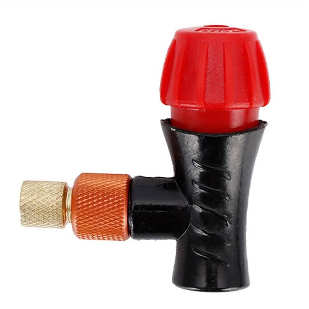 Cykelluftpumpe Ventilhoved Inflator Adapter CO2 Benzinpumpehoved