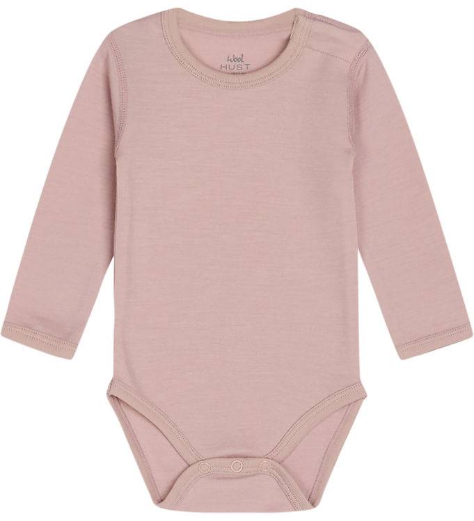 Hust and Claire Body l/æ - Uld - HCBo Solid - Adobe Rose - Hust and Claire - 1 år (80) - Body L/Æ