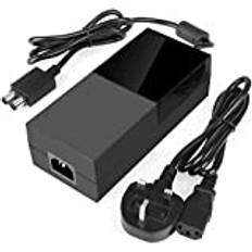 YTEAM Xbox One-strömförsörjningstegel, AC-adapter ersättning för Xbox One-konsol, 100–240 V världsomspännande användning ..