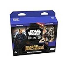 Asmodee Star Wars: Unlimited TCG Shadows of the Galaxy STARTER SET – dominera galaxen! Spel med samlarkort för barn och vuxna, från 12 år, 2 spelare, italiensk utgåva