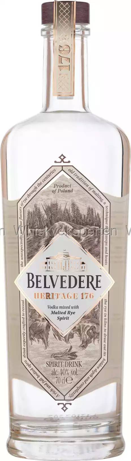 Belvedere Heritage 176 Vodka 70 cl, 40%
