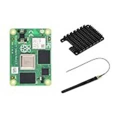 Waveshare Pi Compute Module 4 Comes with Heatsink 4GB RAM 32GB eMMC Flash with WiFi